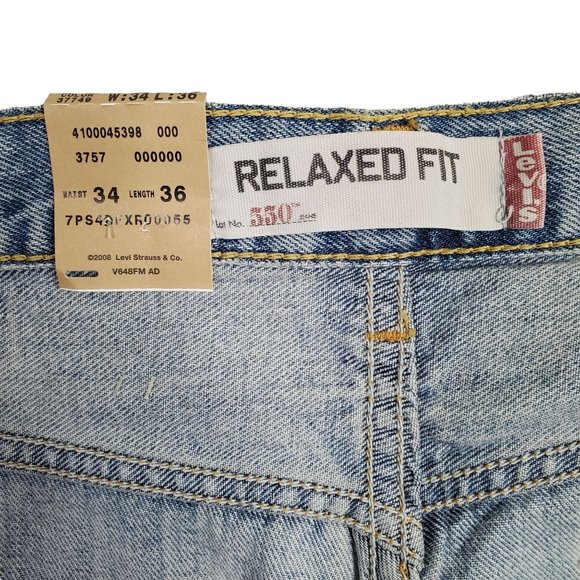 levi-s-jeans-levis-nwt-mens-size-34-x-36-jeans-relaxed-fit-blue